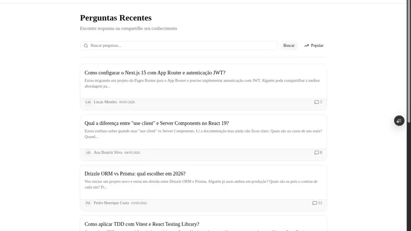 Forum DDD screenshot